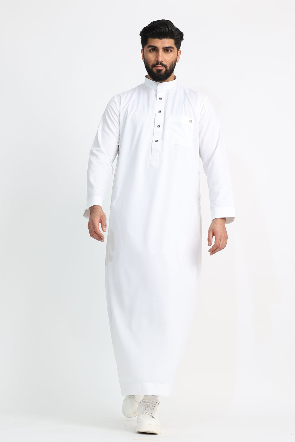 J1516 White Saudi Collar