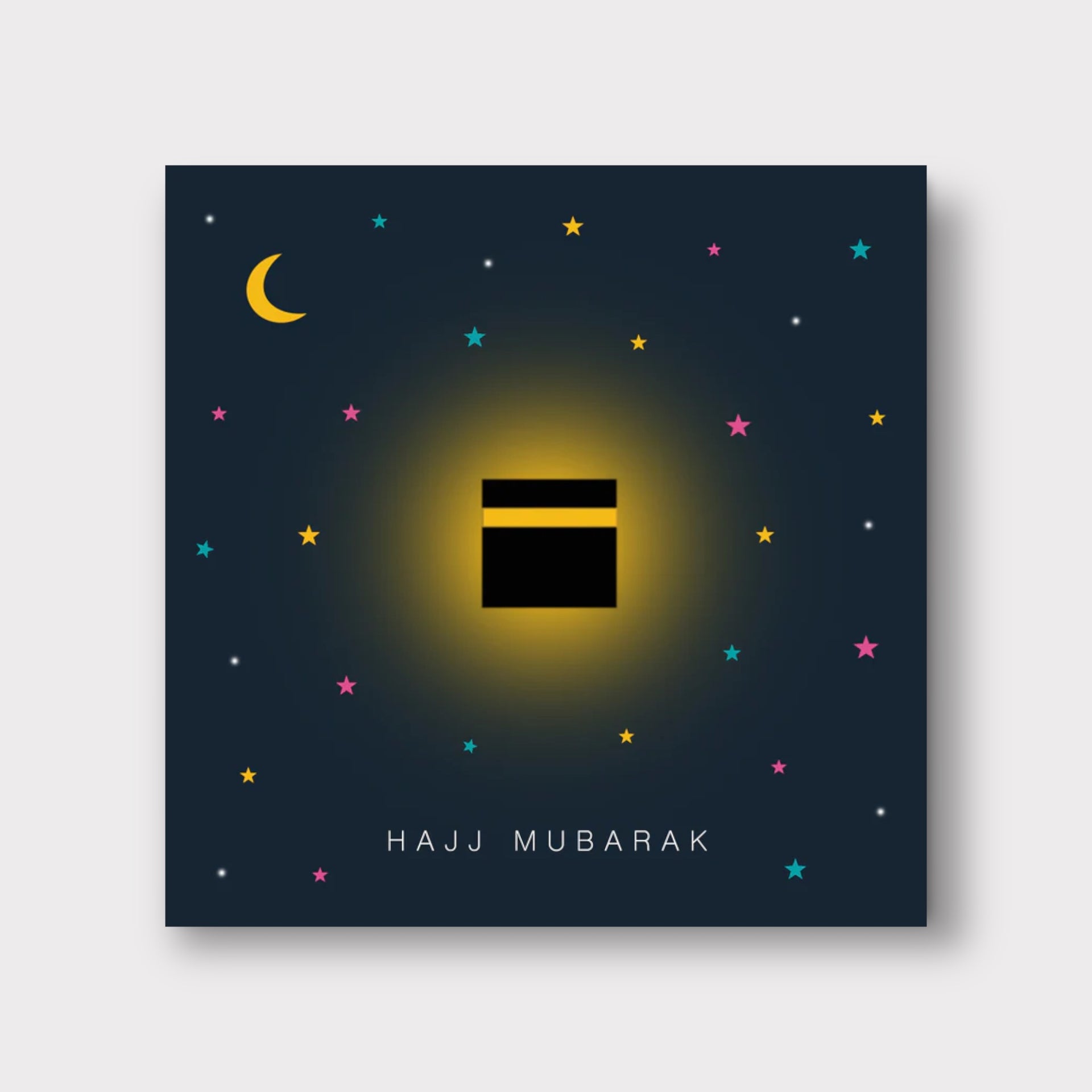 Hajj Mubarak Midnight Kabba