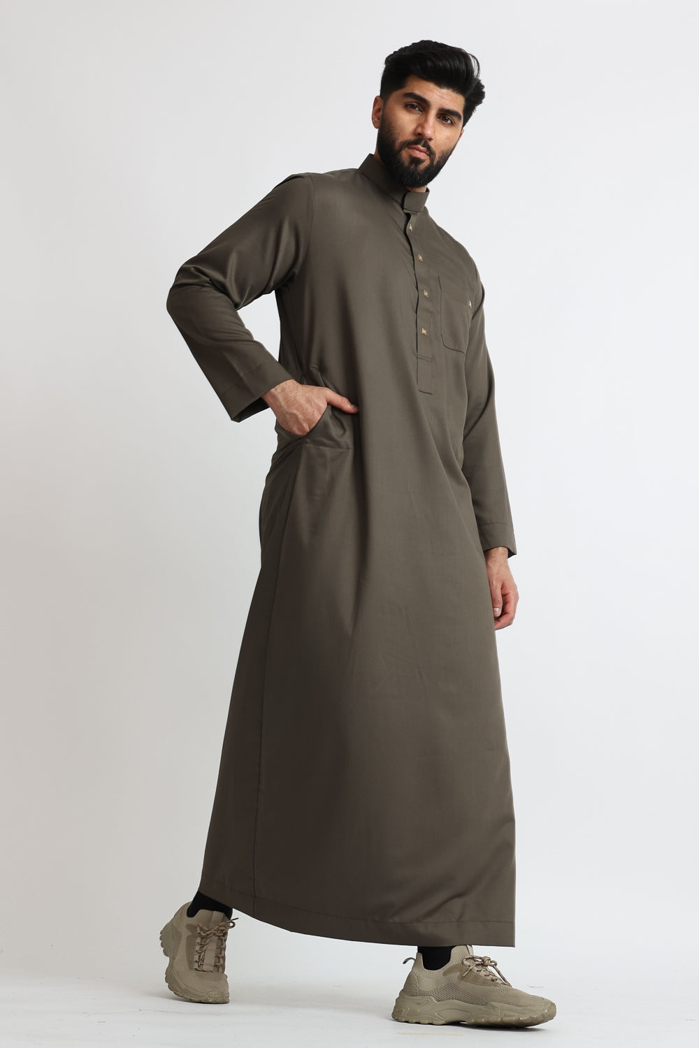 J1517 Dune Saudi Collar Thobe