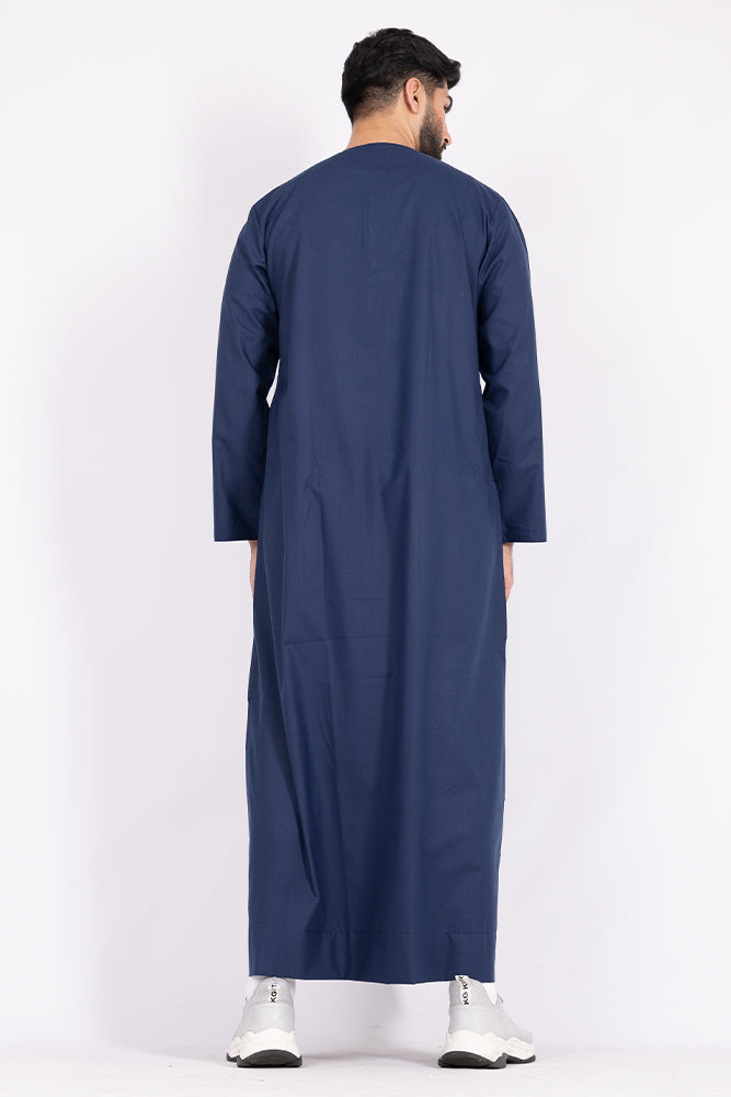 Navy Matt Omani - JLifestyle Store