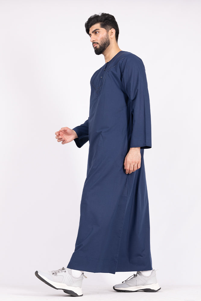 Navy Matt Omani - JLifestyle Store