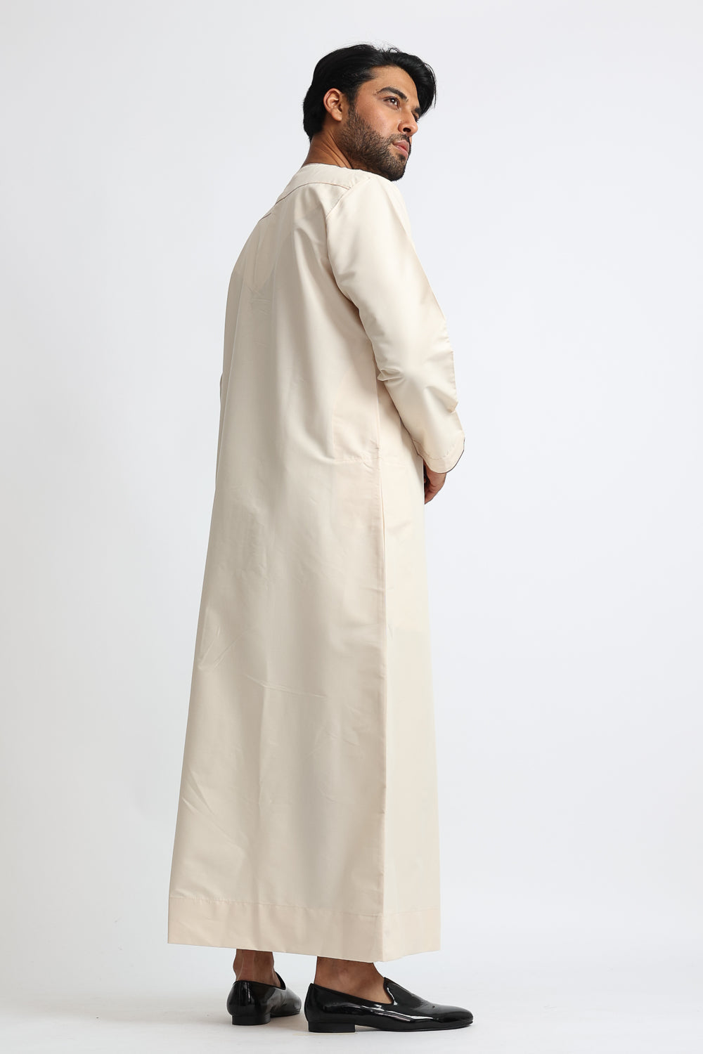 J101 Champagne Boys Pleated Emirati Thobe