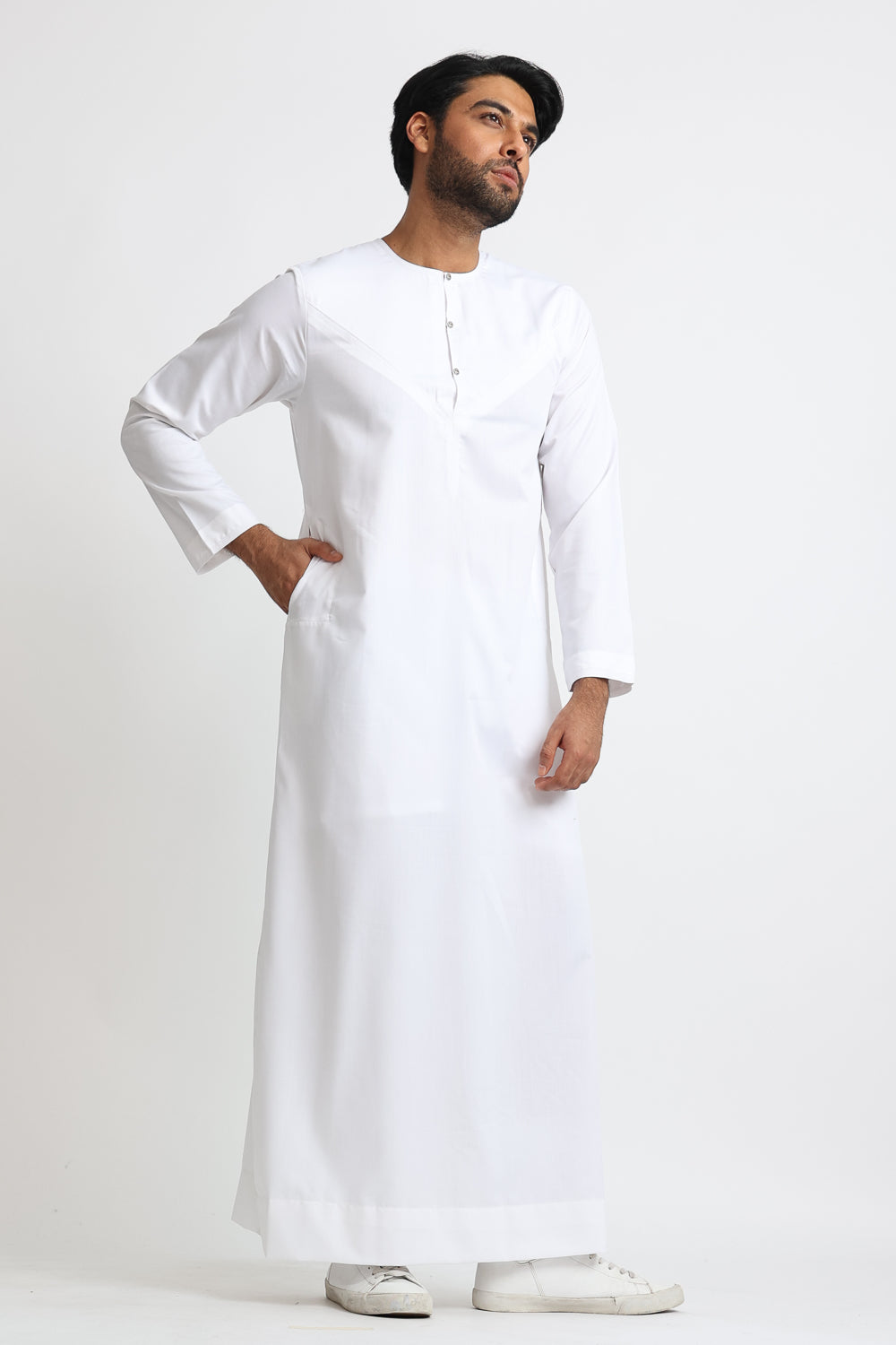 J1520 Kids White Omani