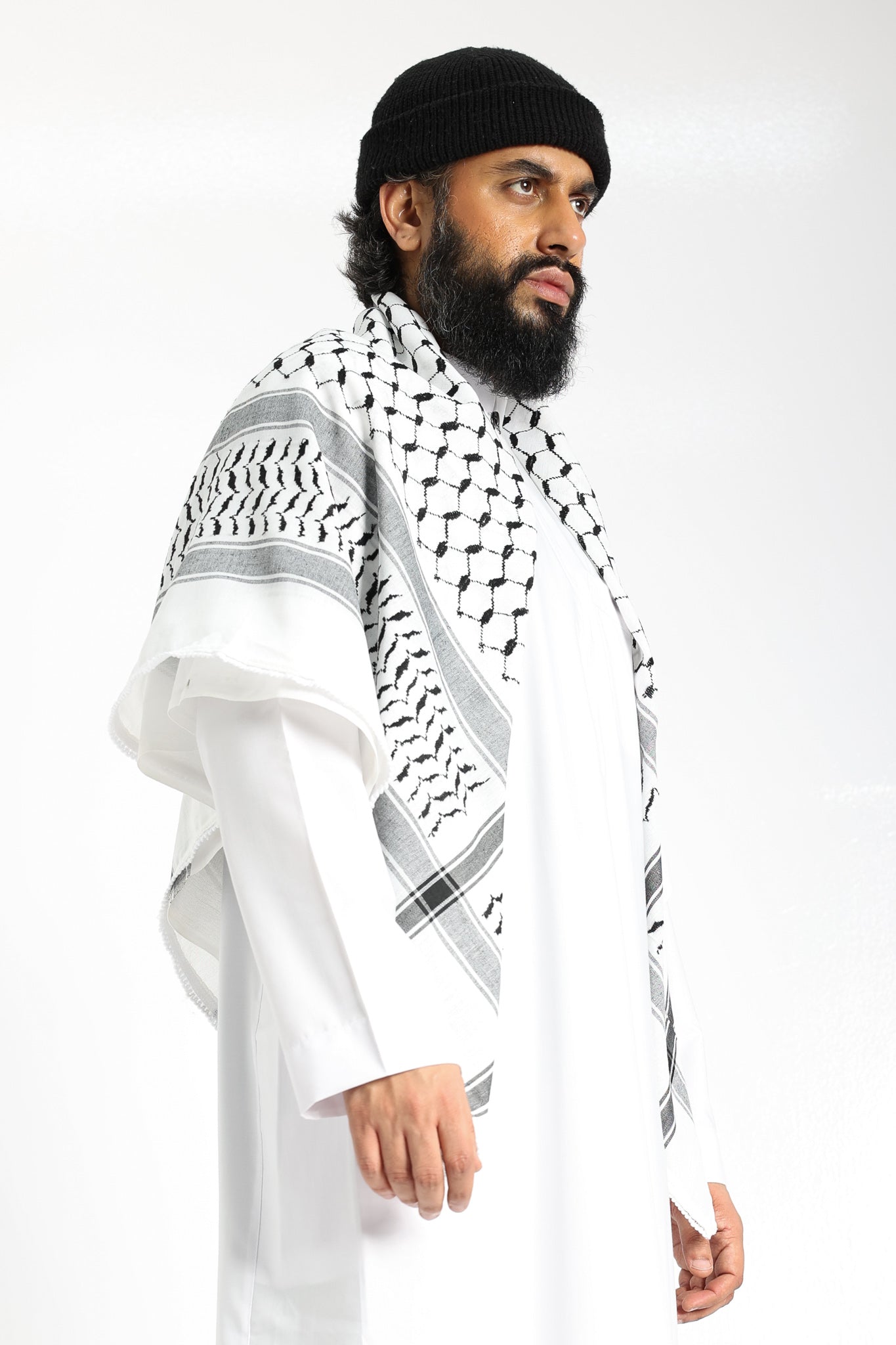 Original Hirbawi (White/Black) Traditional