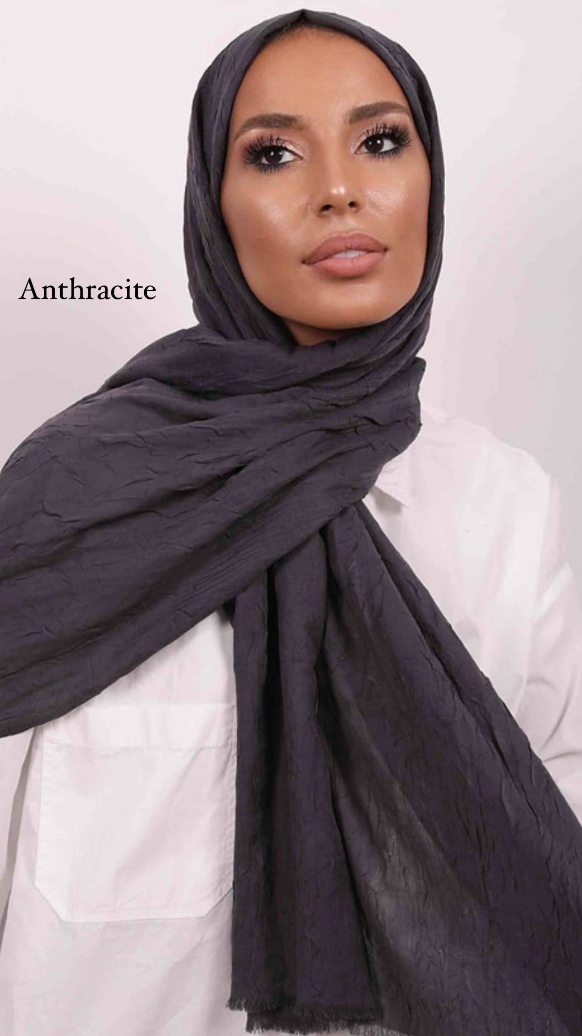 Anthracite Bamboo Scarf