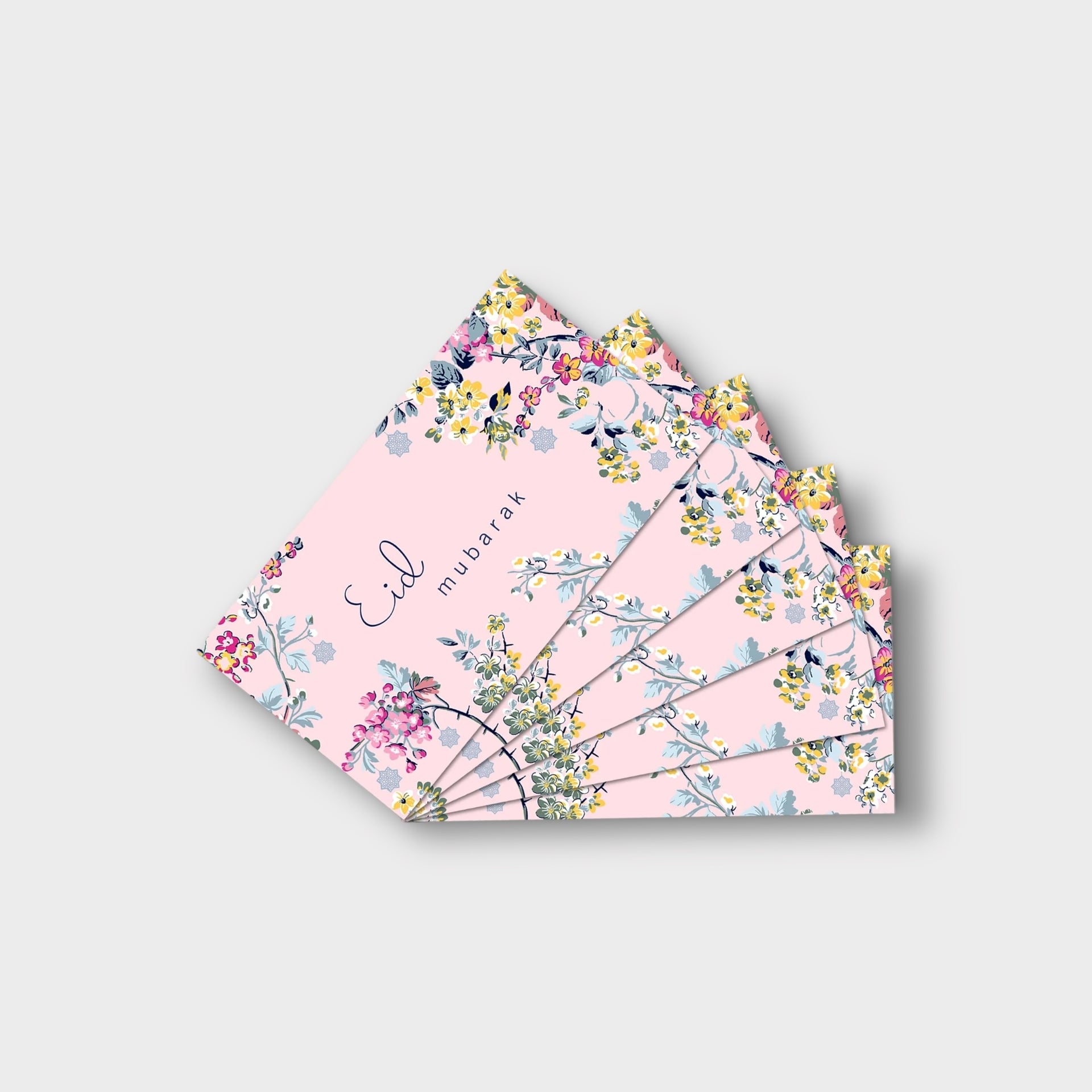 Pink Floral Eid Mubarak Money Wallets