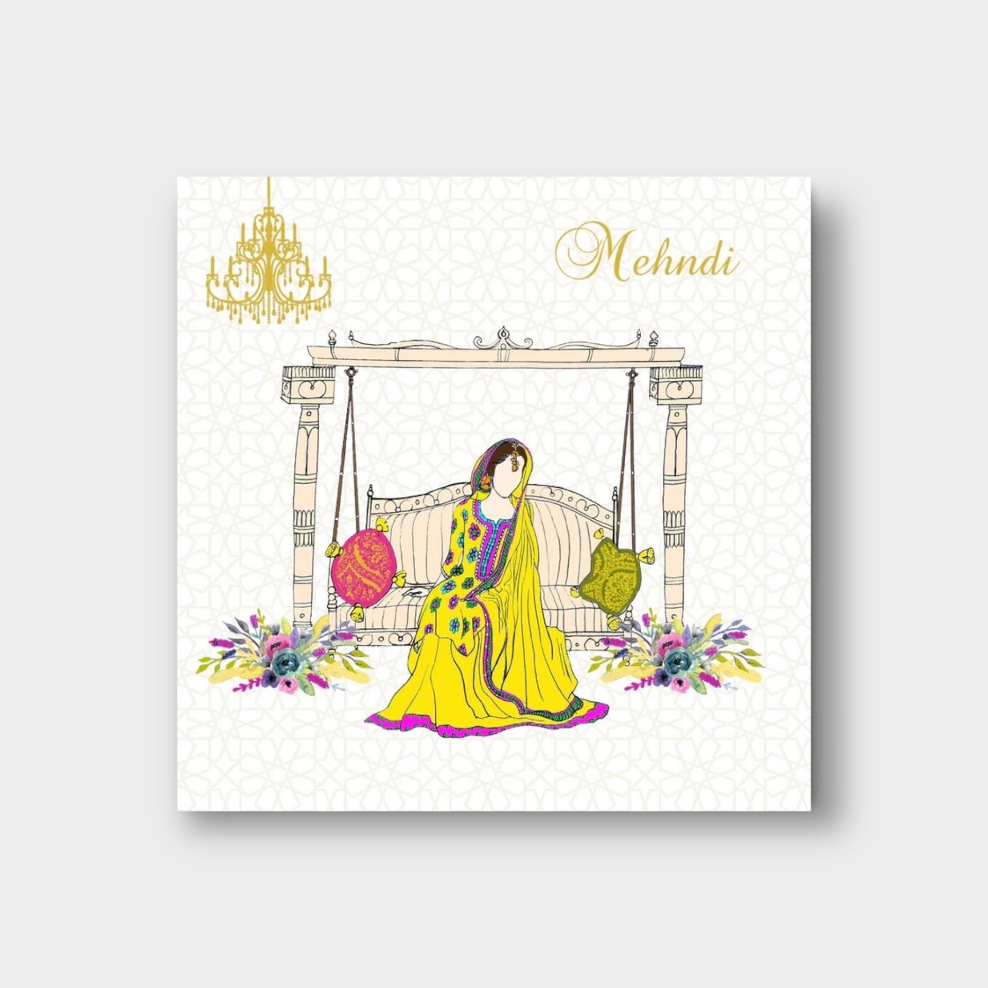 Mehndi Card