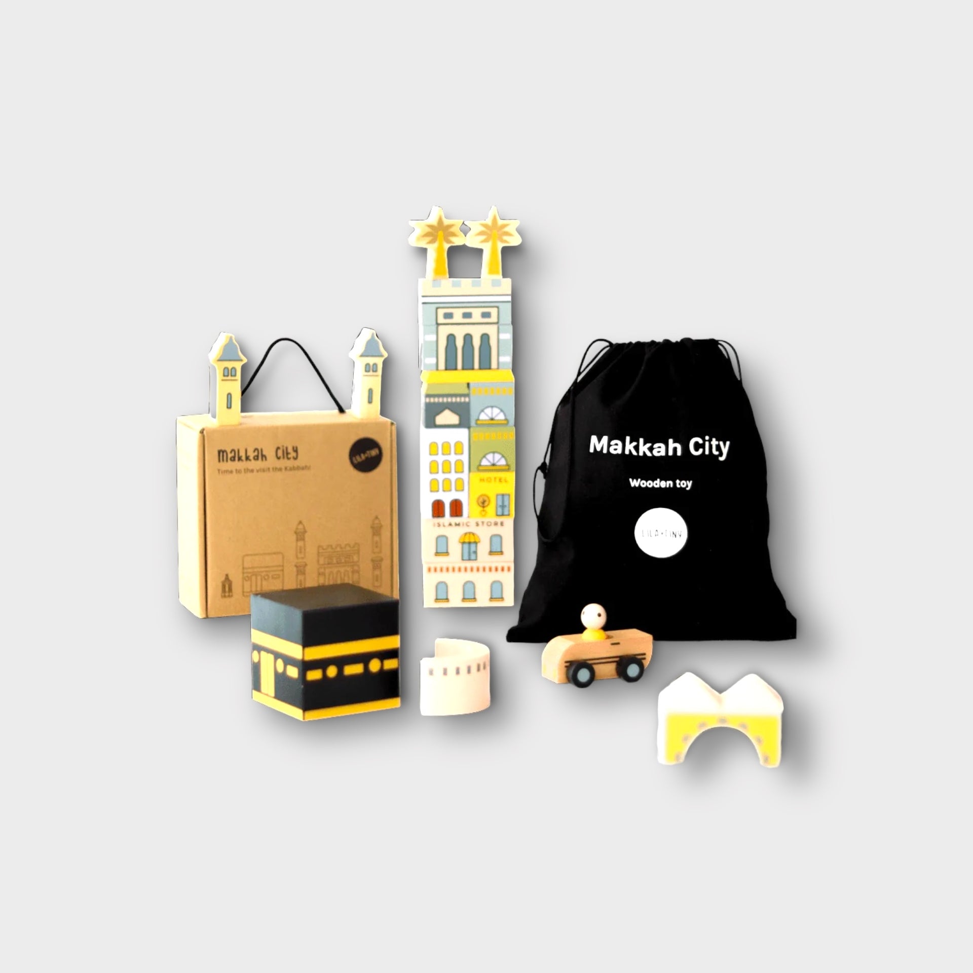 Makkah City Wooden Set