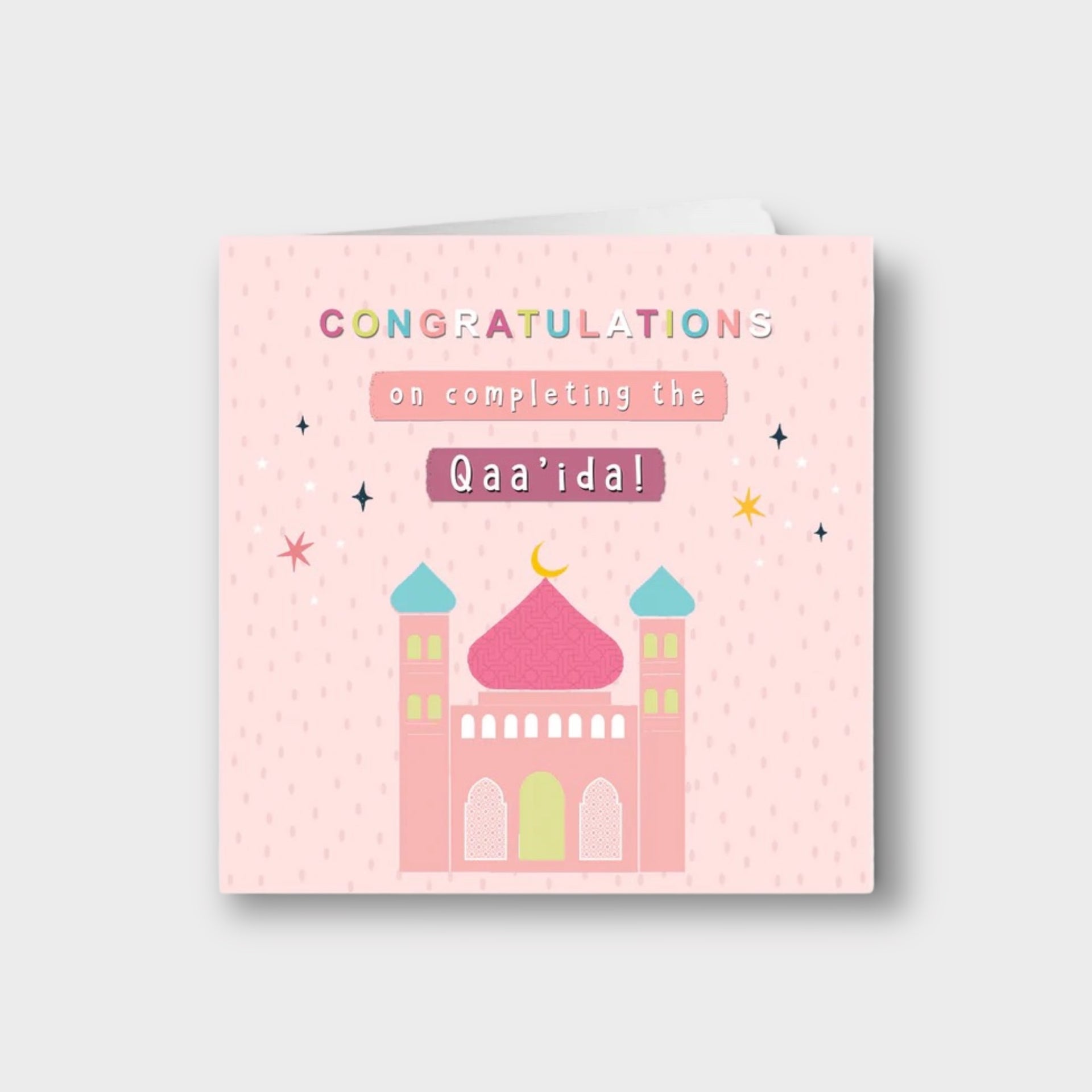 Congratulations on completing the Qaa'ida - Pink Mosque