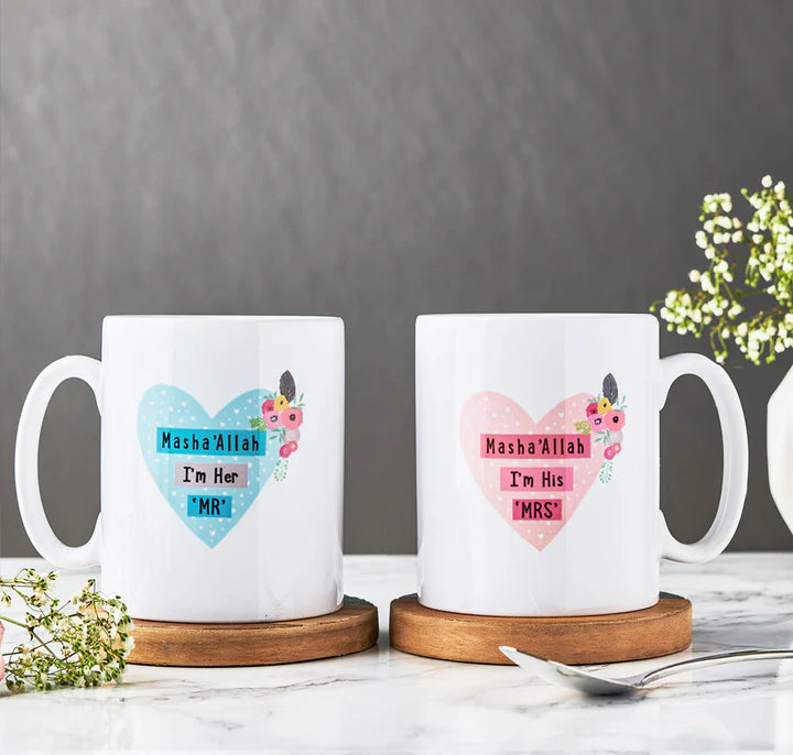 Mr and Mrs Mug Set