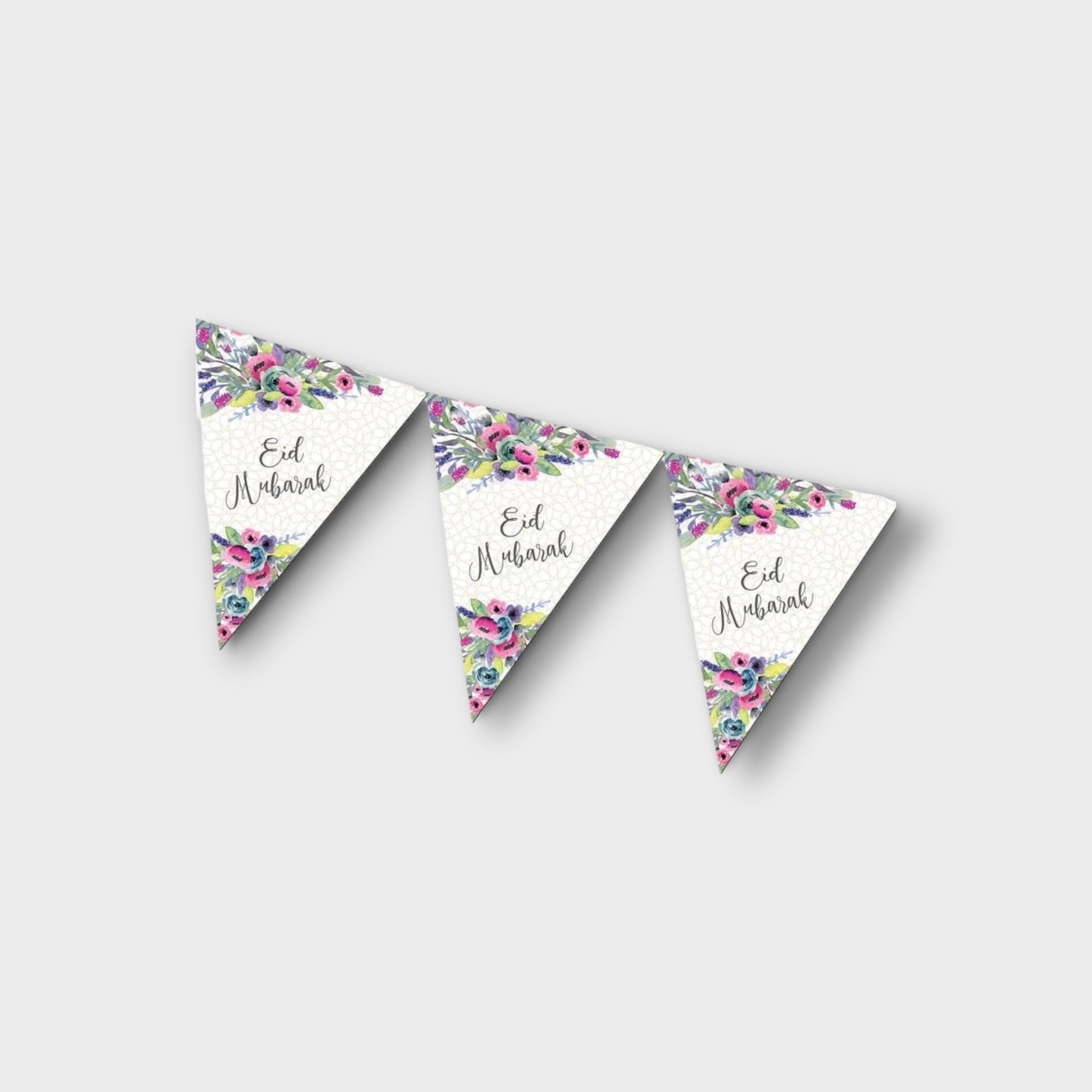 Eid Mubarak Bunting - "Watercolour"