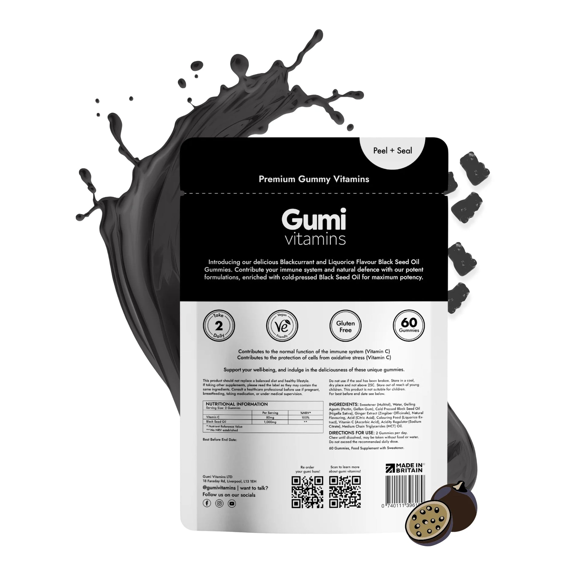 Gumi Vitamins - Heal - Black Seed Oil