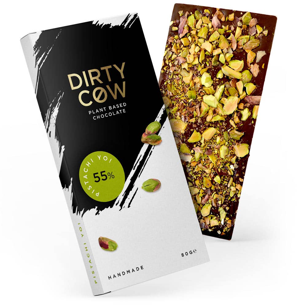 DIRTY COW CHOCOLATE - PISTACHI YO!