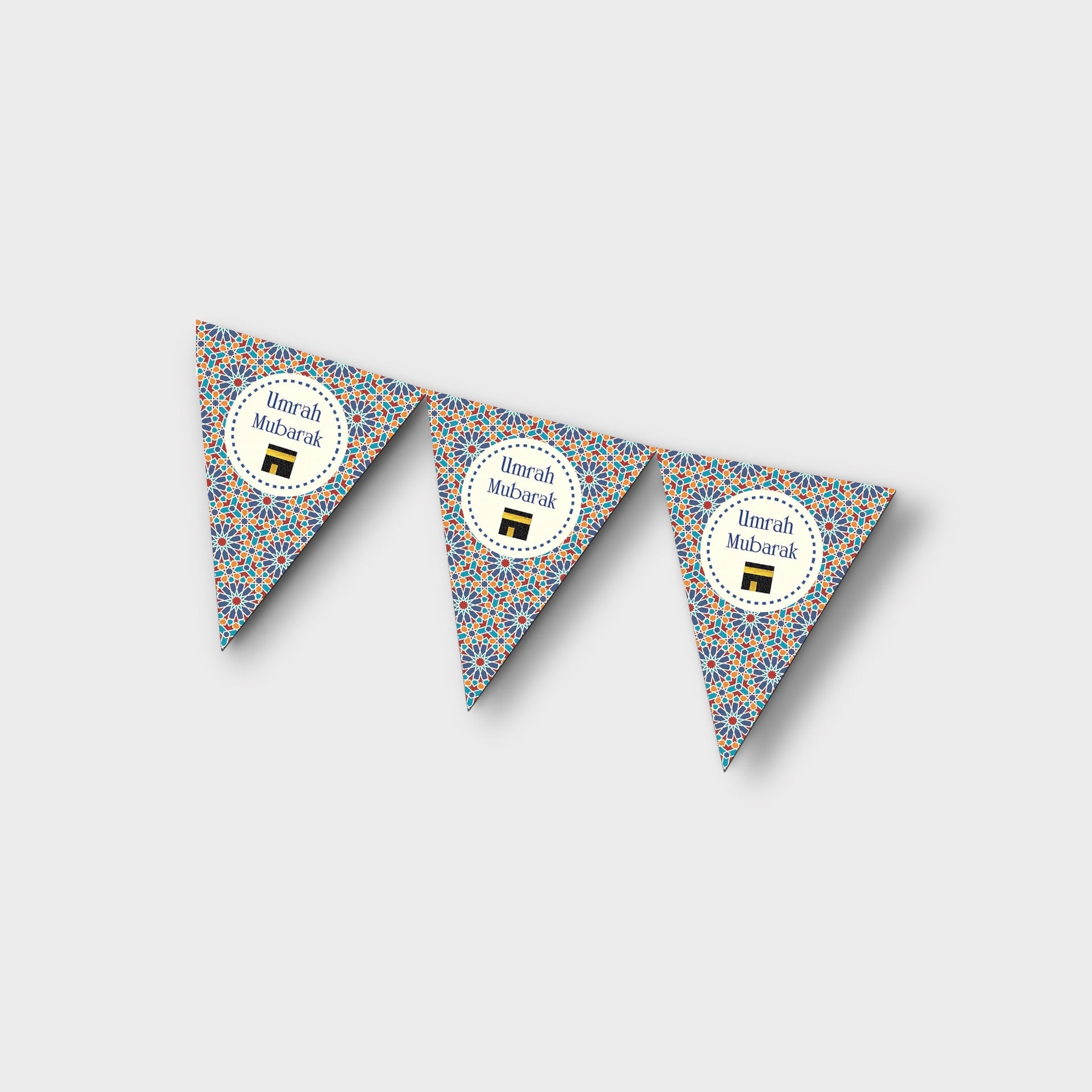 Umrah Mubarak Bunting - Zelige