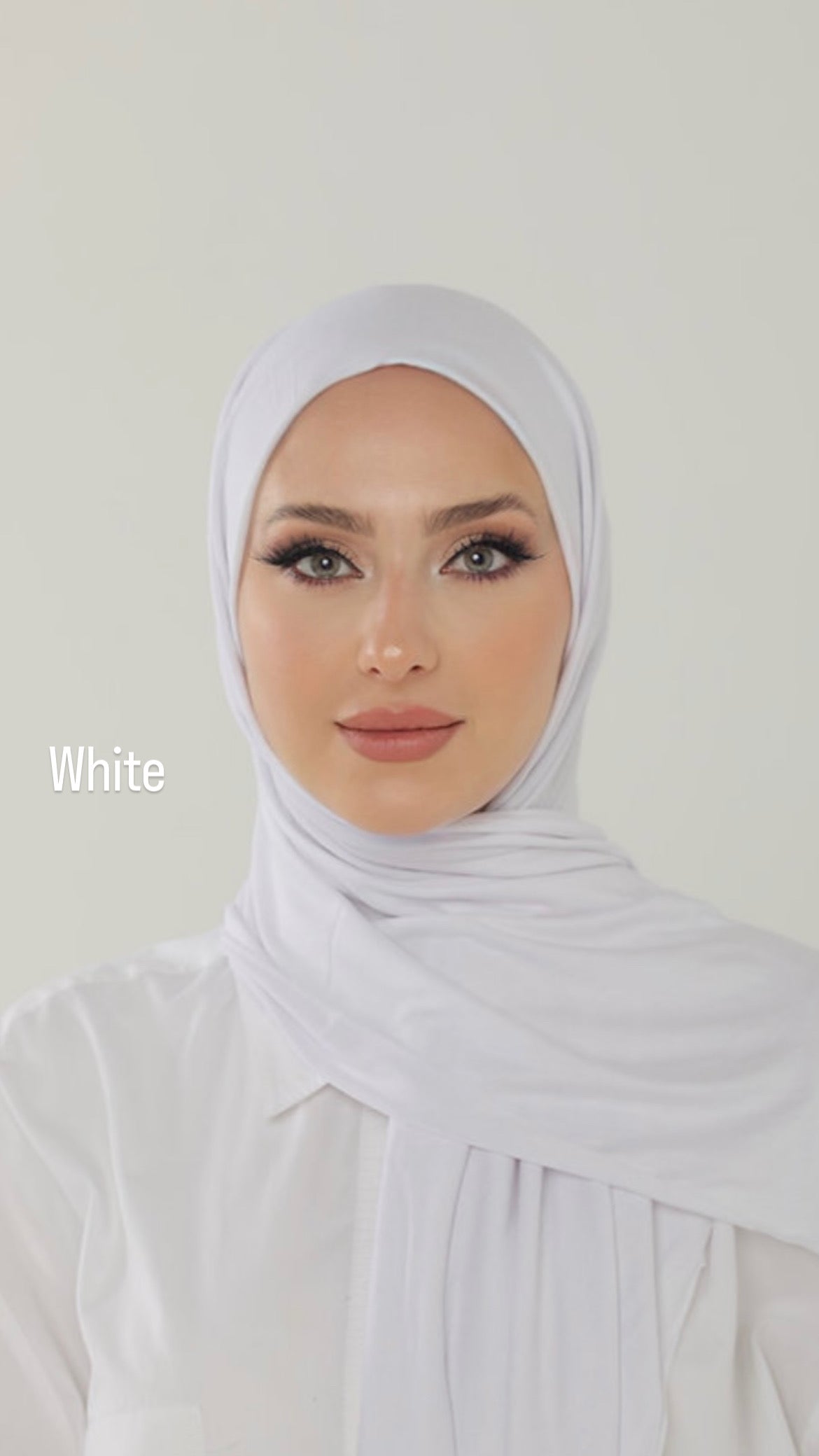 White Luxury Hijab