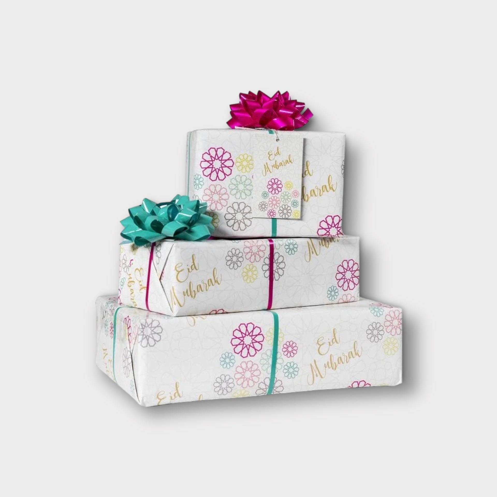 Eid Mubarak Gift Wrap and Tag