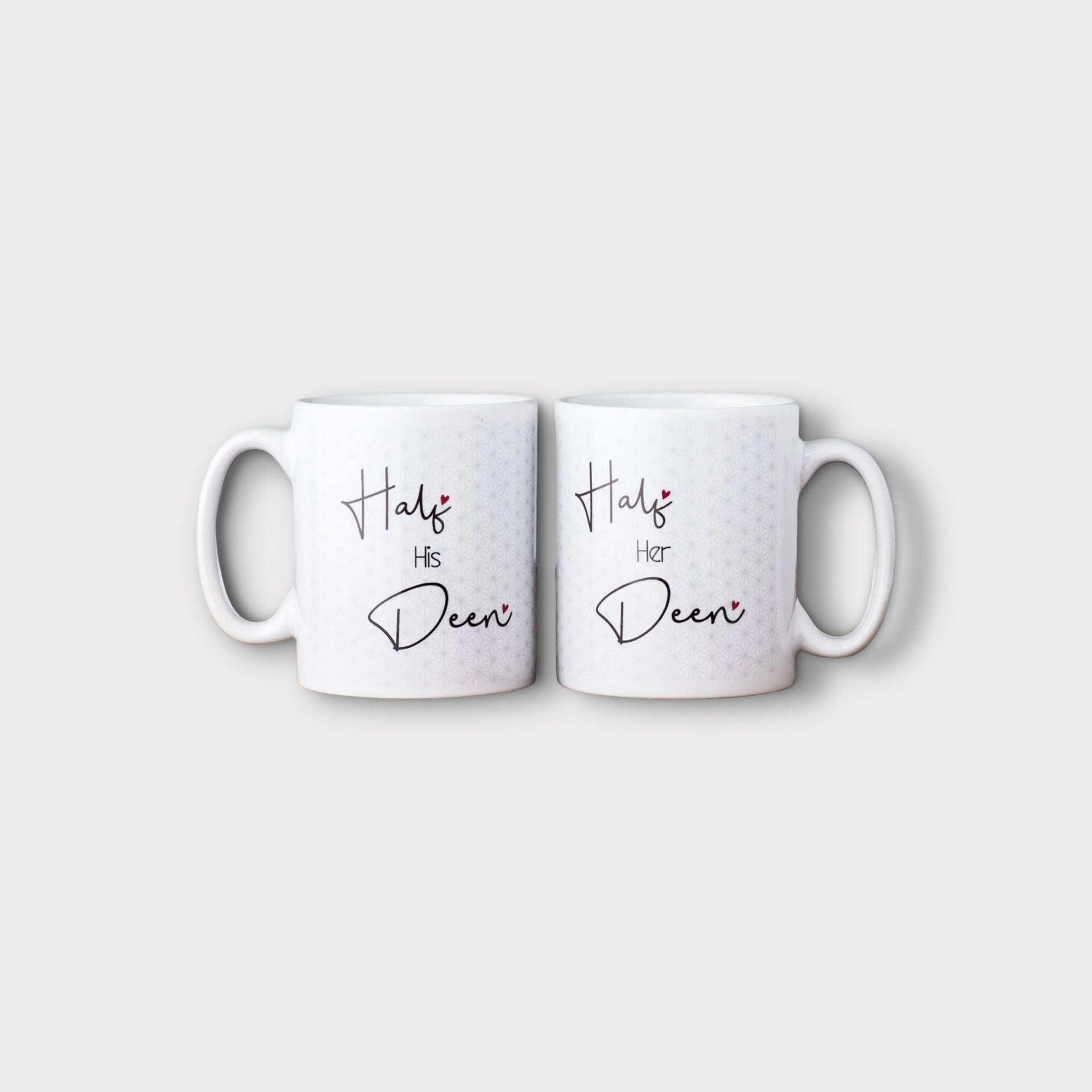 Half His/Her Mug Set