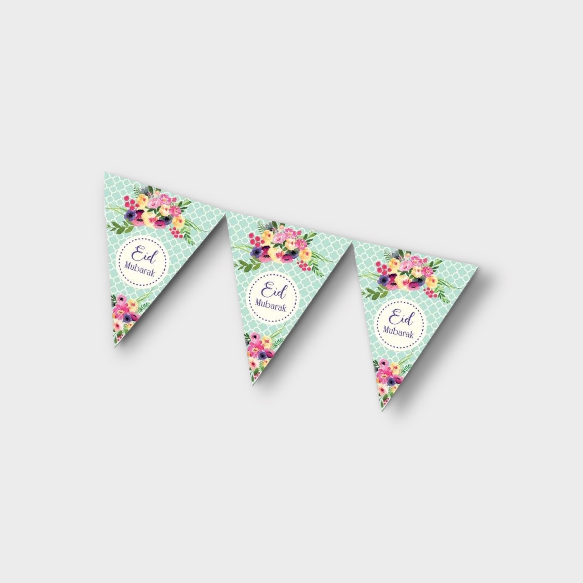 Eid Mubarak Bunting - Green