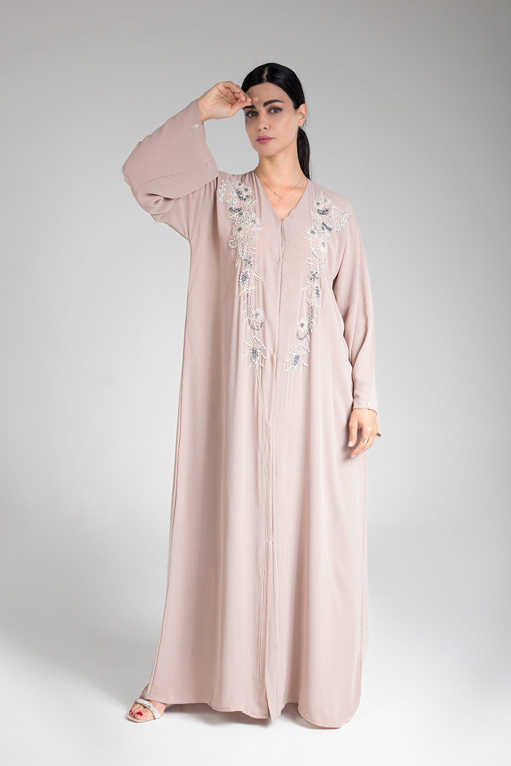 Blossom Open Abaya