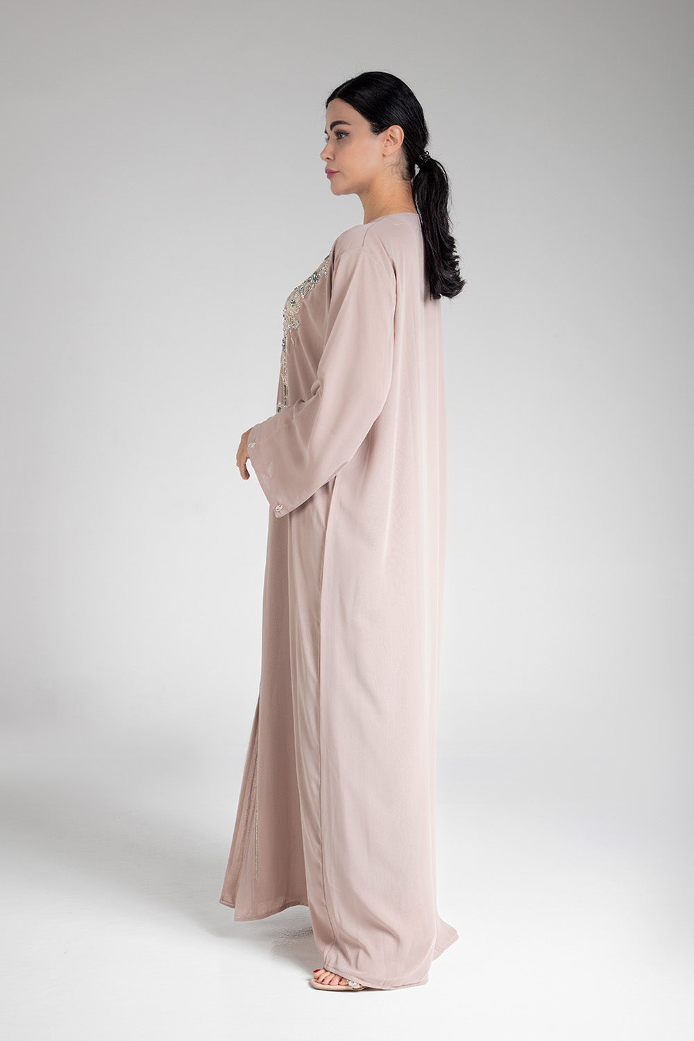 Blossom Open Abaya