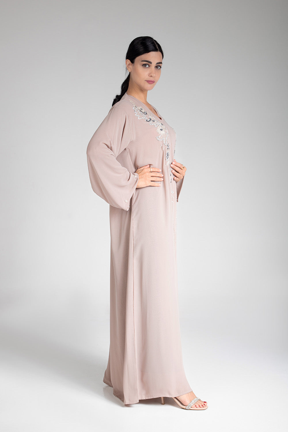 Blossom Open Abaya