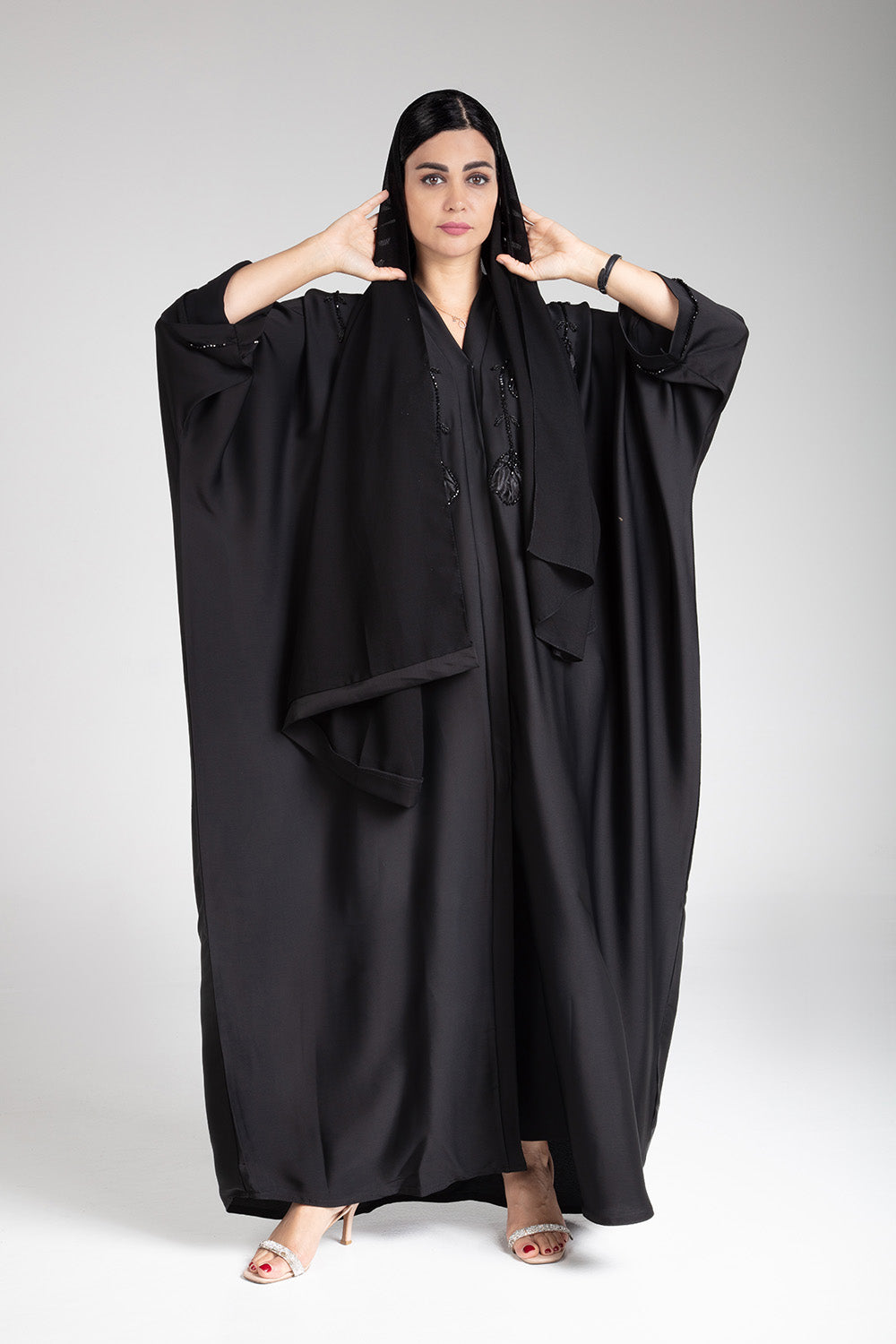 Celestial Drape Open Abaya