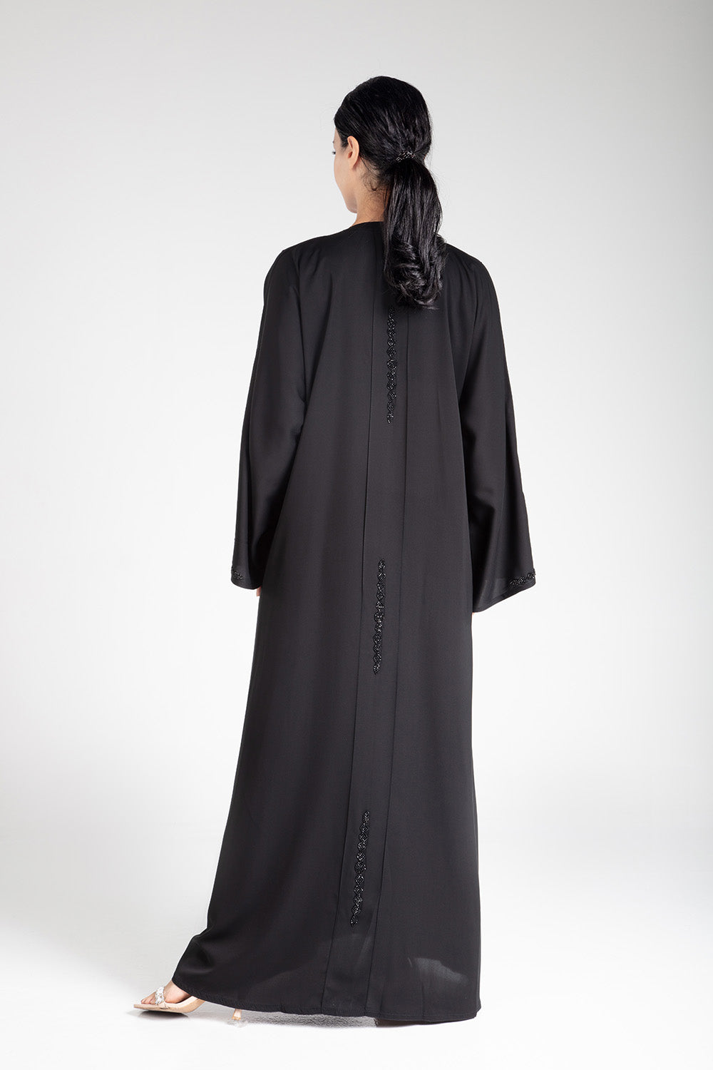 Black Beaded Abaya