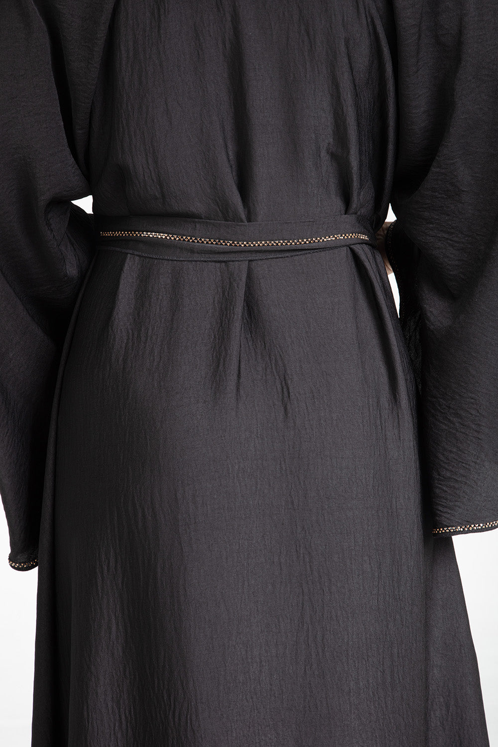 Twilight Black Open Abaya