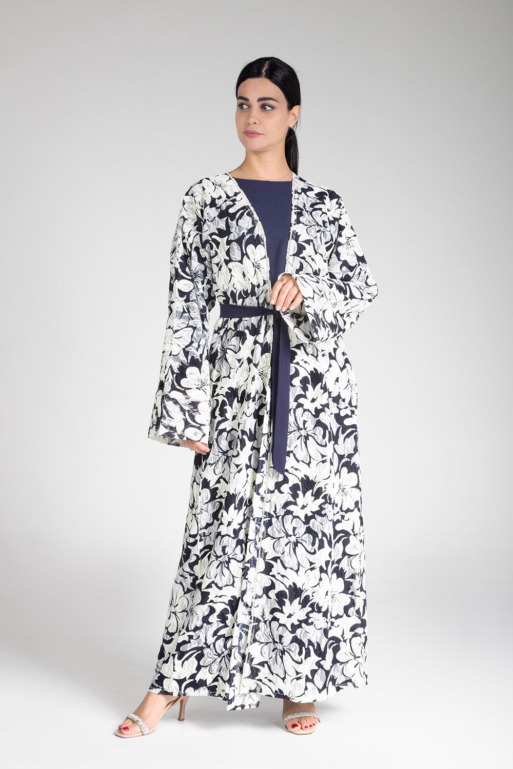 Floral Cascade Kimono