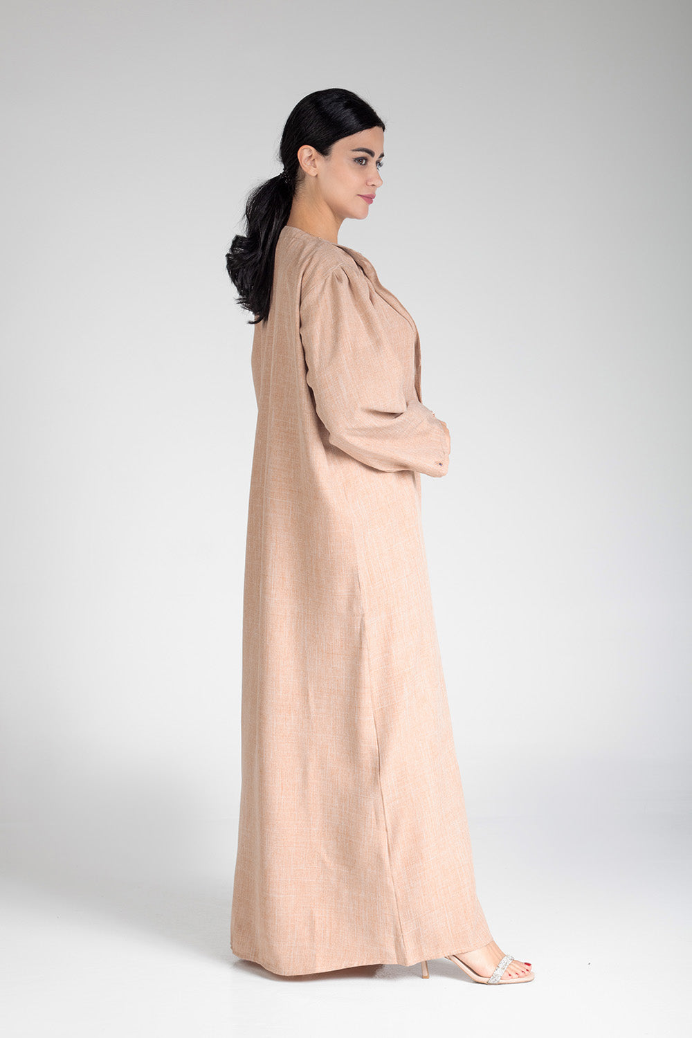 Desert Sand Open Abaya