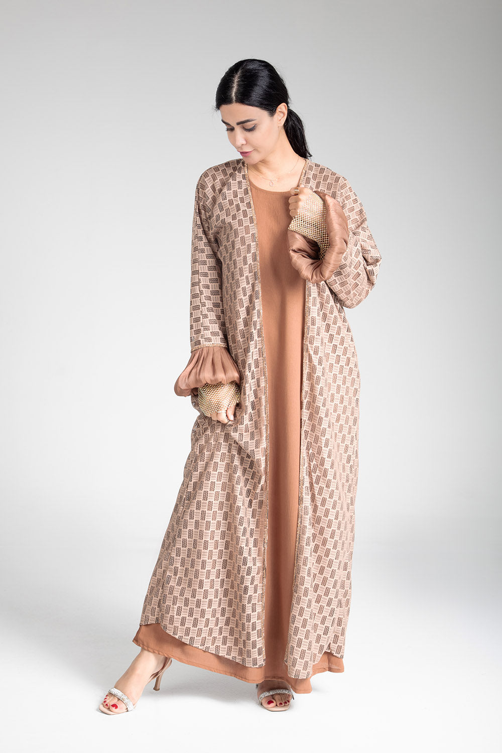 Textured  Abaya