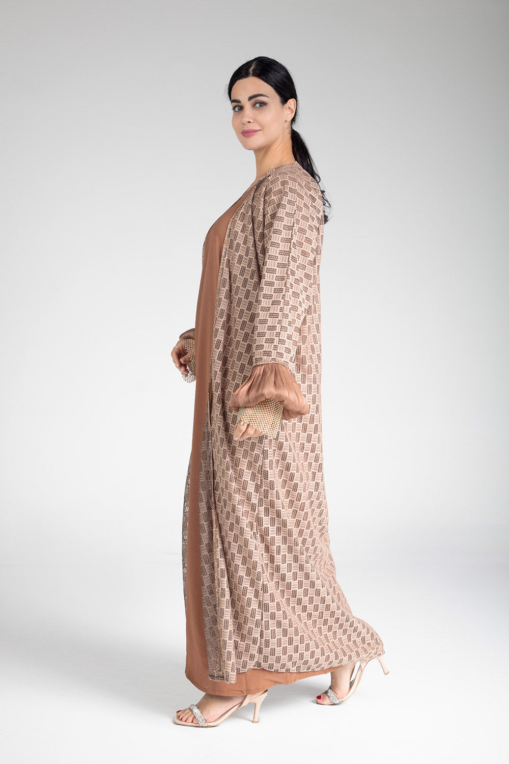 Textured  Abaya