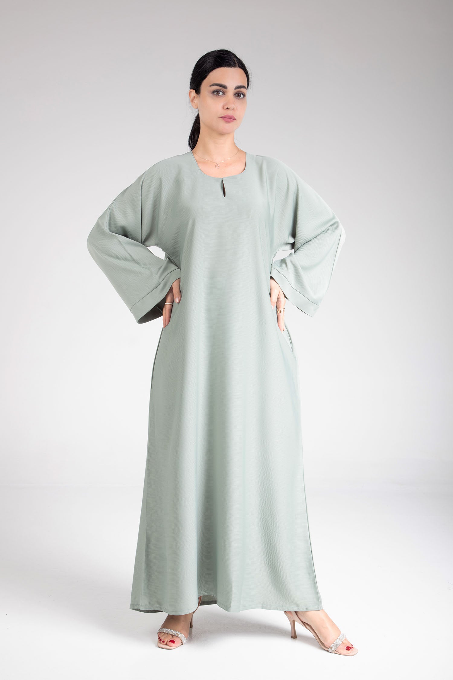 Classic Greenish Abaya