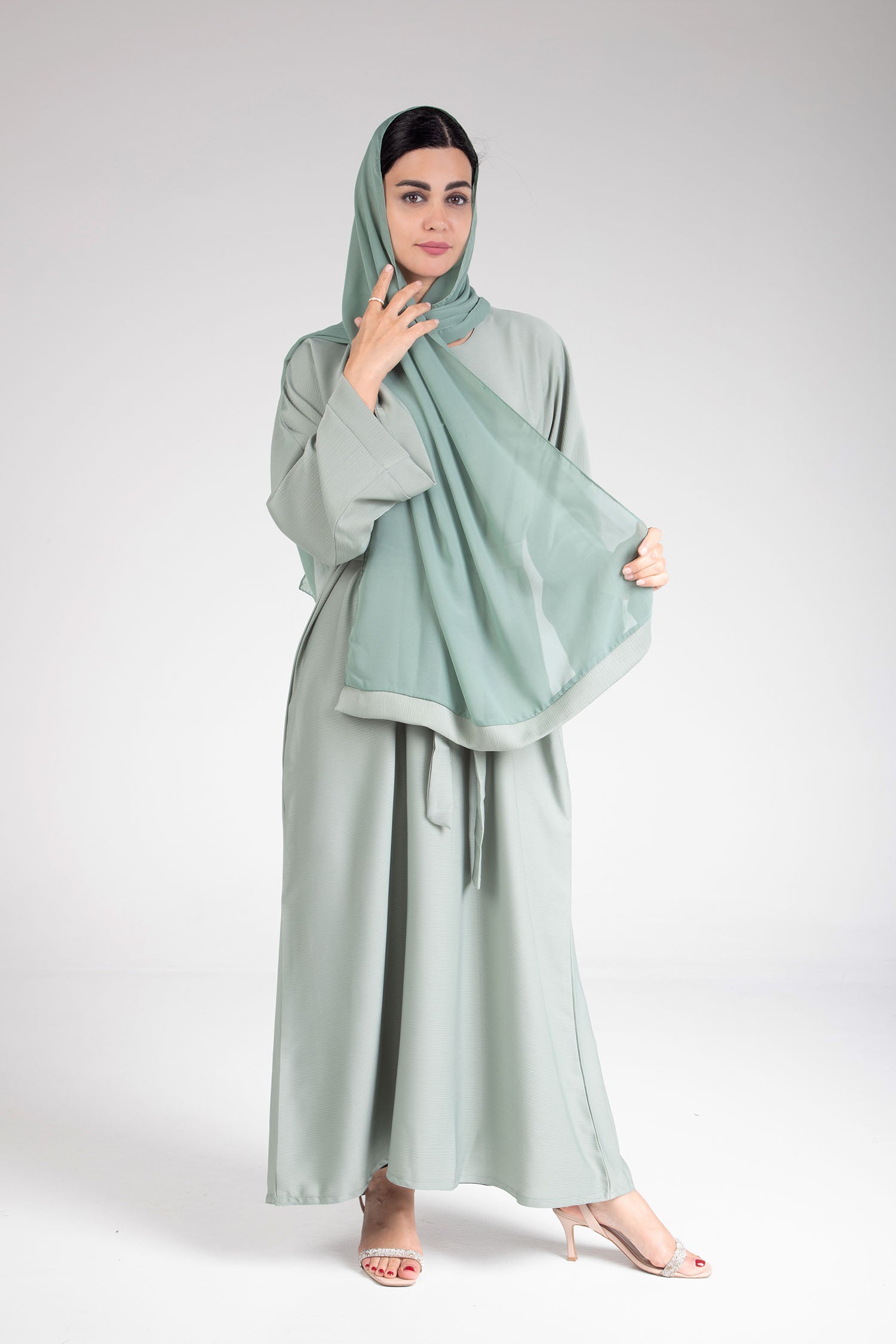 Classic Greenish Abaya