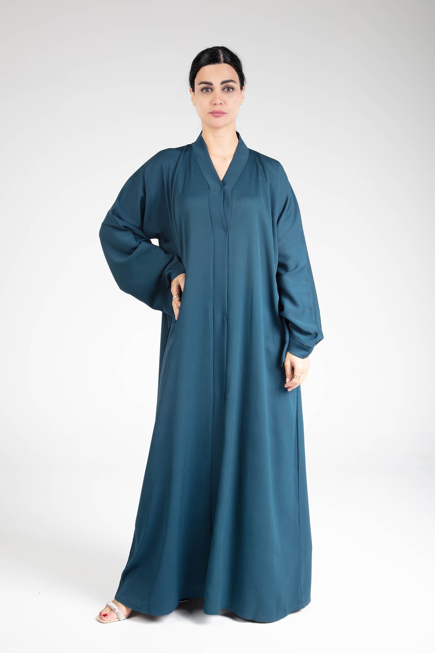 Jade Open Abaya