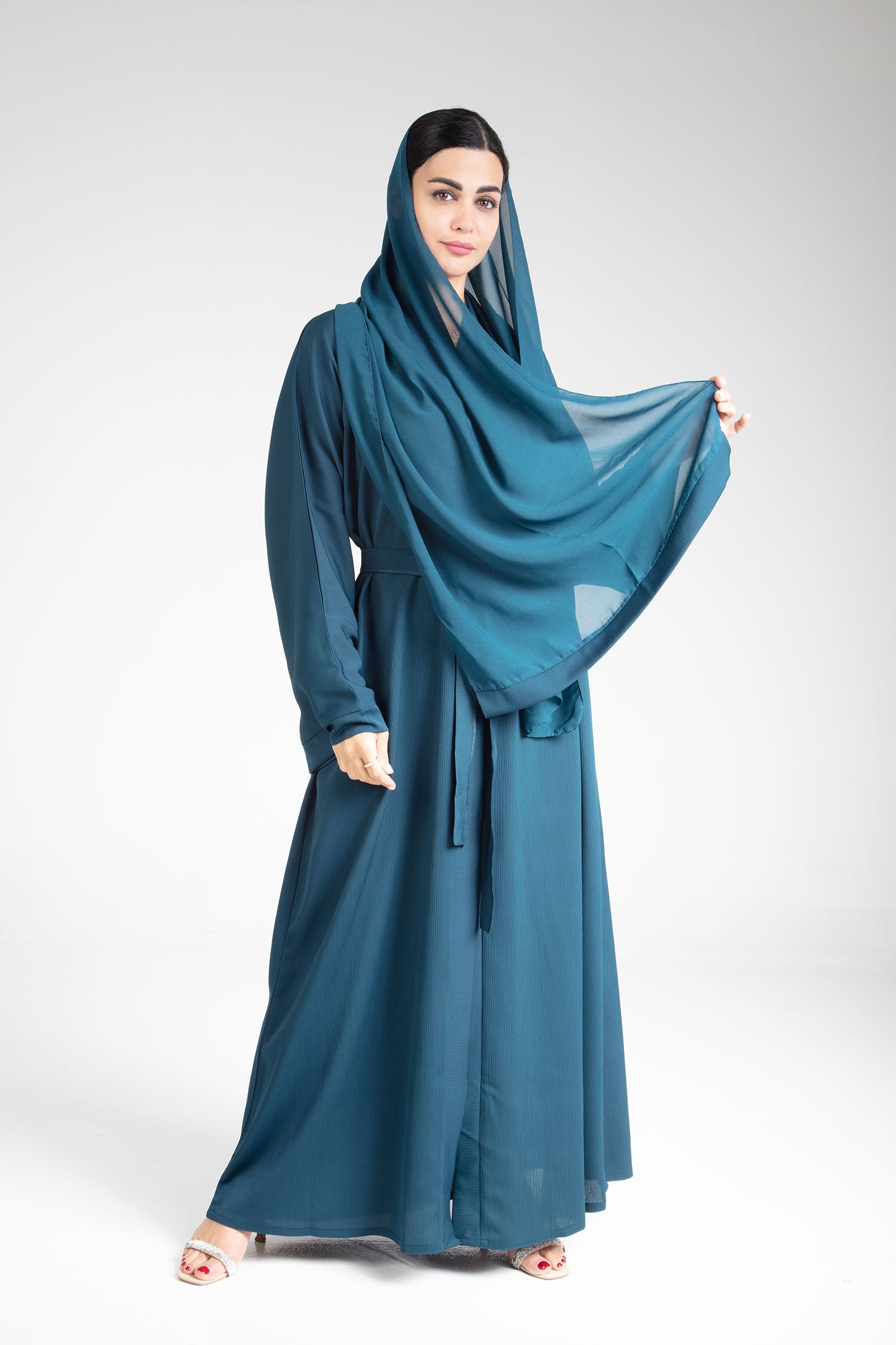 Jade Open Abaya