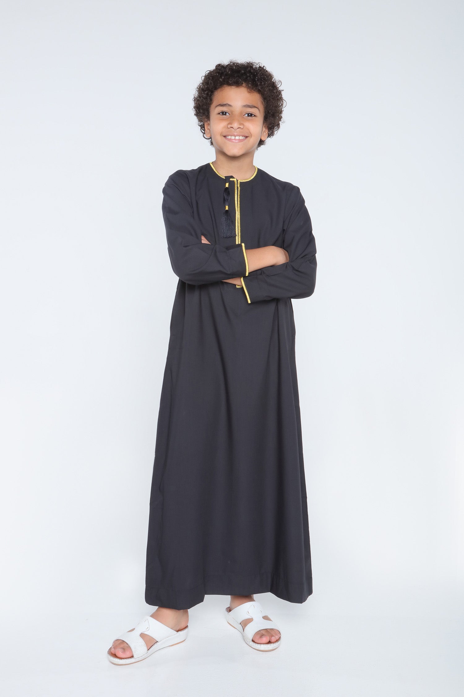 Black|Gold Kids Habeel Thobe