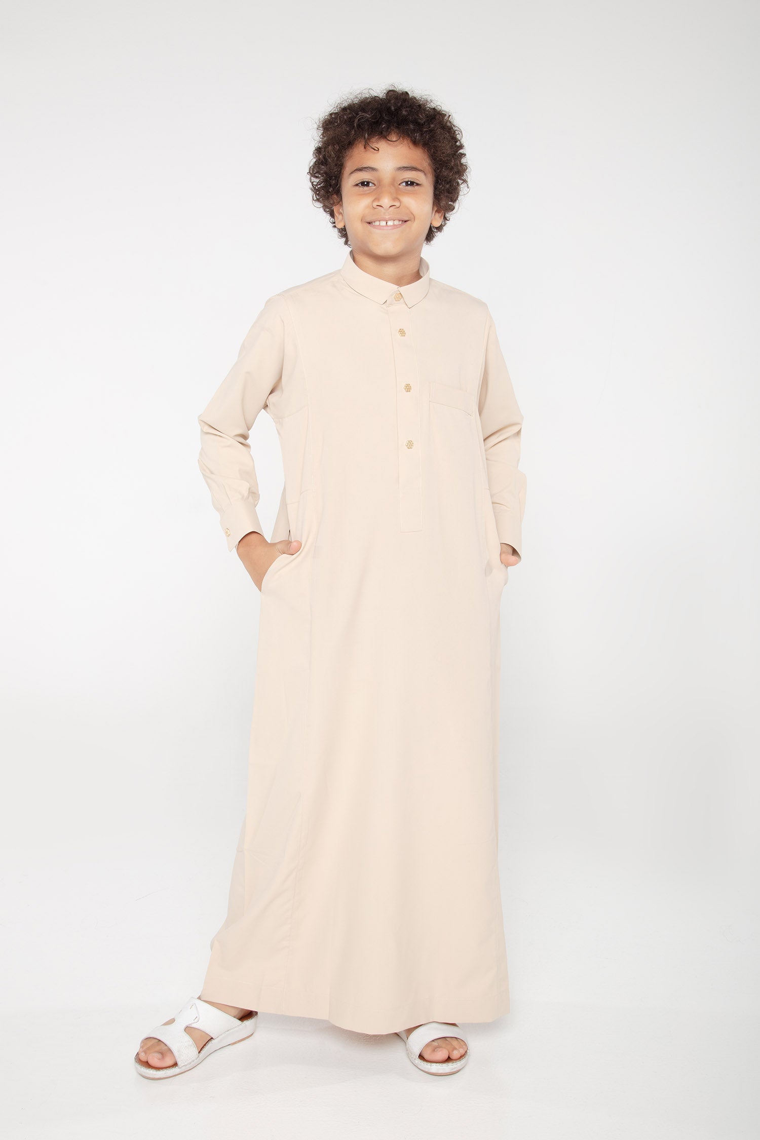 J109 Boys Cashmere Tuxedo Thobe