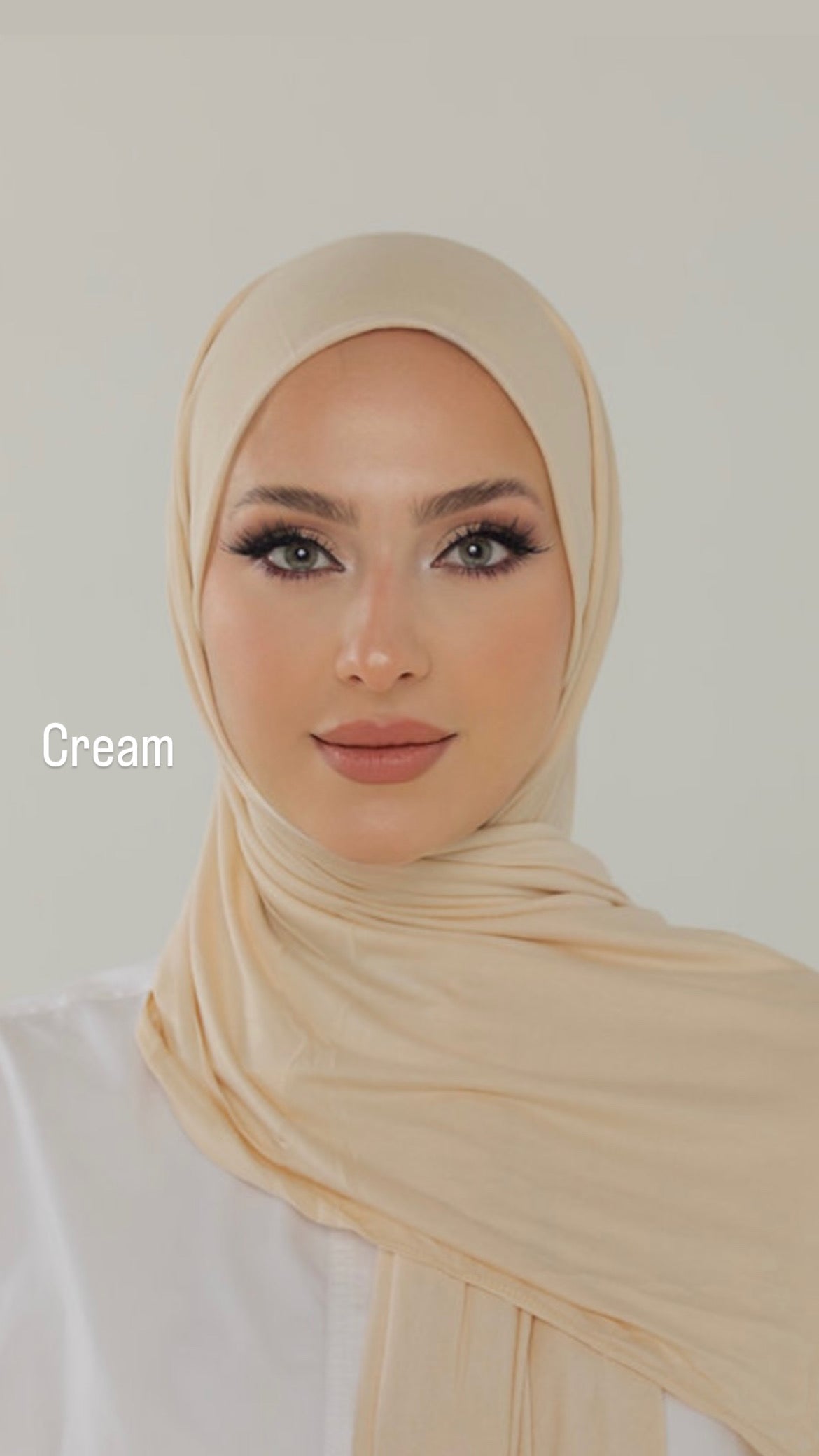 Cream Luxury Hijab