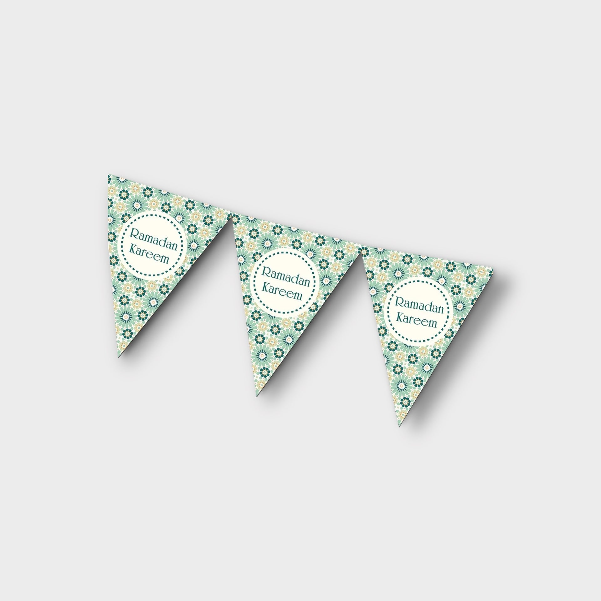 Ramadan Kareem Bunting - Green