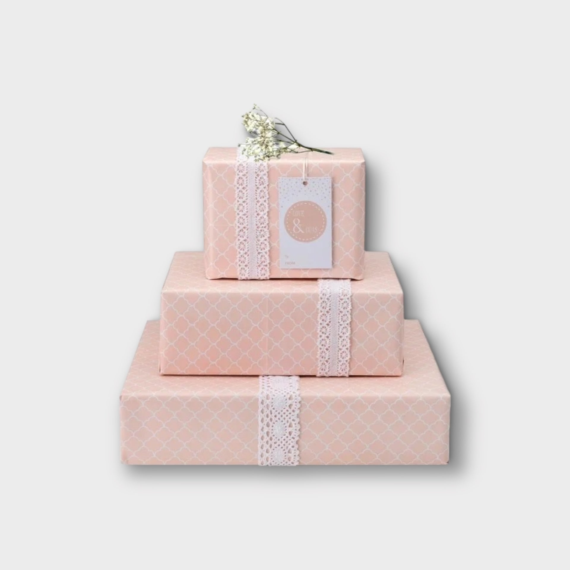 Love & Du'as Gift Wrap- Blush