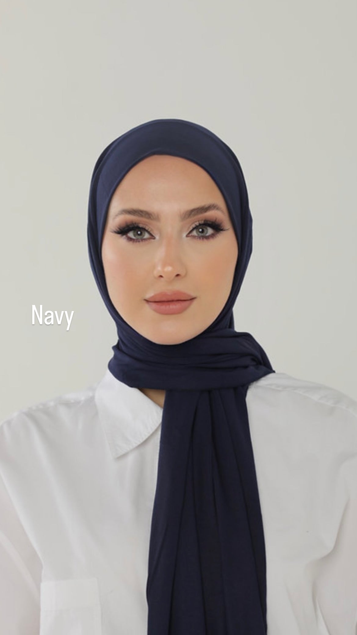 Navy Luxury Hijab