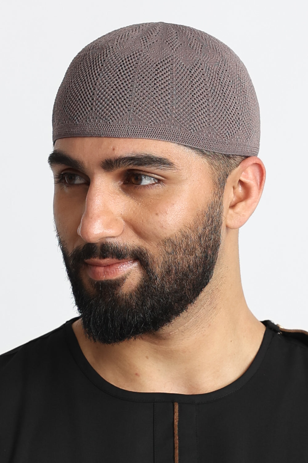 Soylu Taupe Prayer Hat