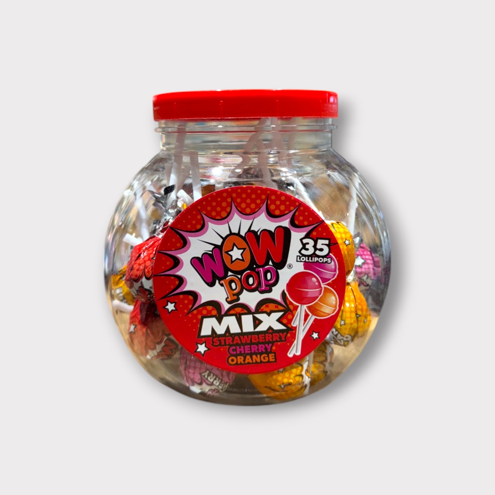 Wow Pop Lollipops - Assorted Flavours