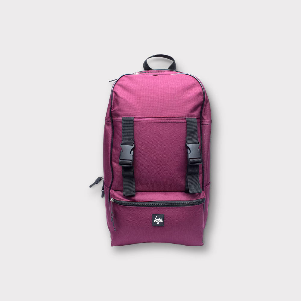 HYPE BURGUNDY TRAVELLER BACKPACK