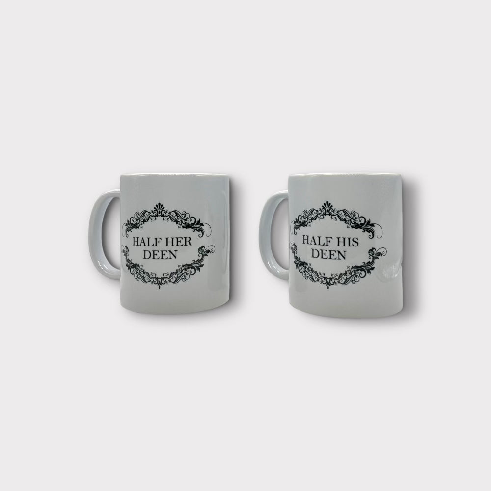 His & Her Deen Classical Mug Set