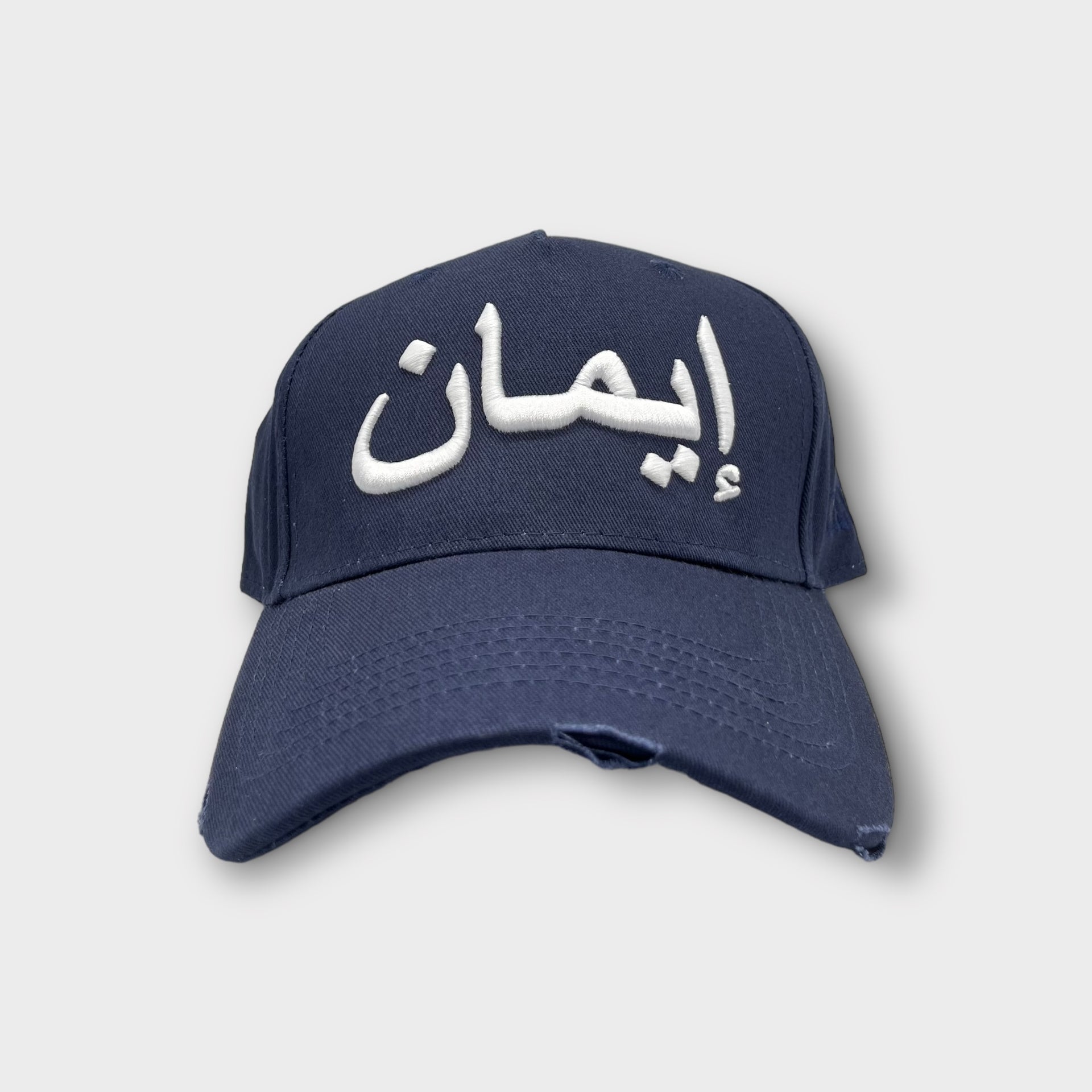 Imaan Cap Distressed Navy