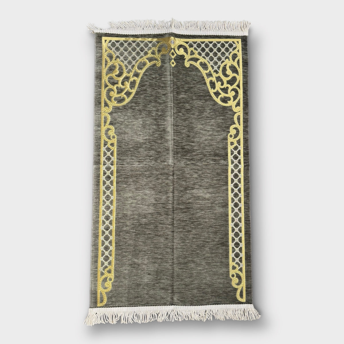 Grey Diamanté Prayer Mat