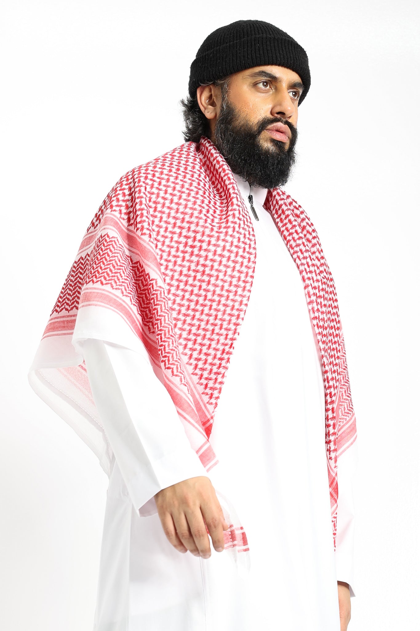 Arab Red White Shemagh - JLifestyle Store