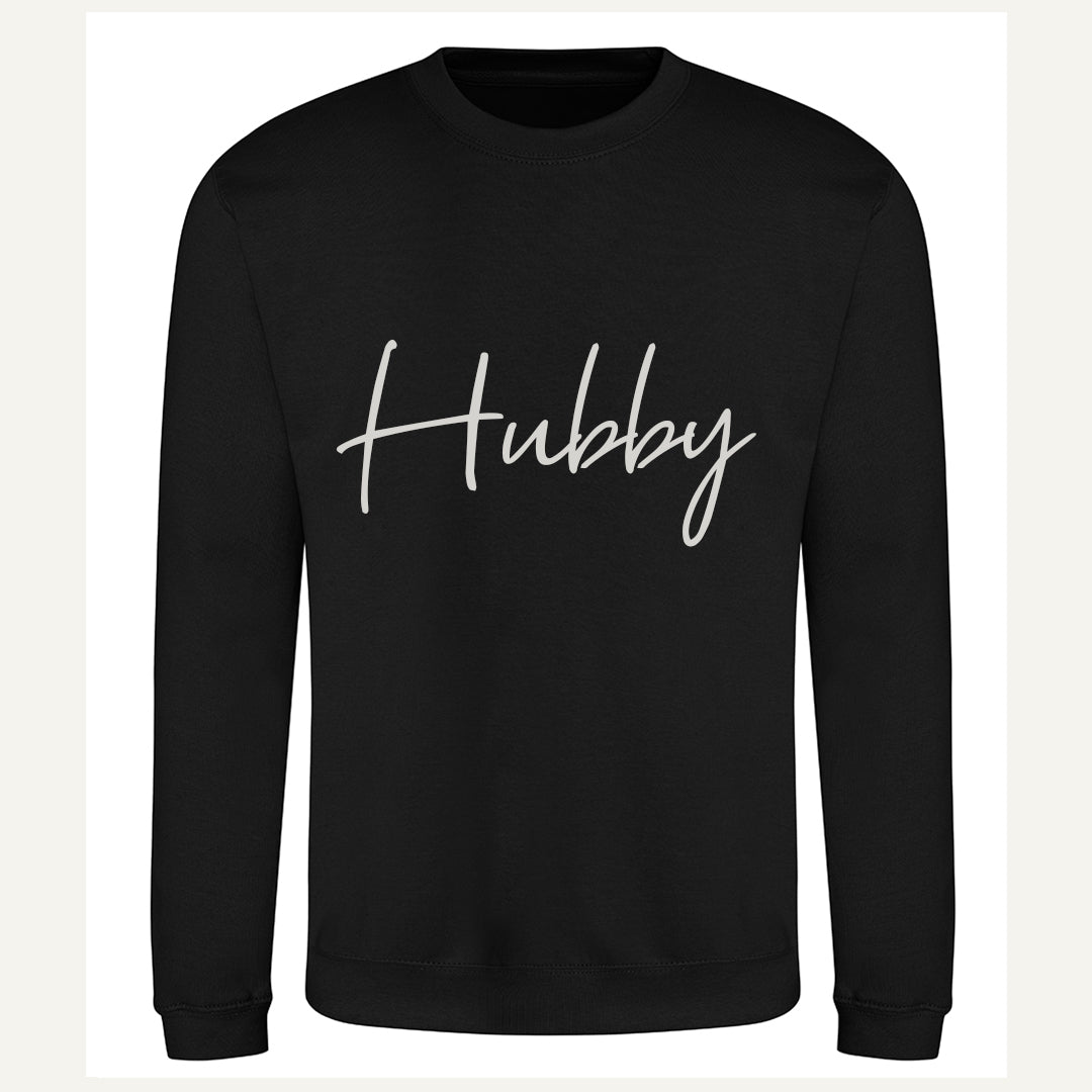 Hubby|Wifey Couple Sweatshirts